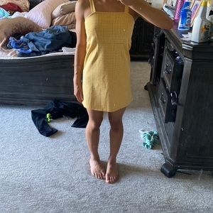 Forever 21 Plad dress orange